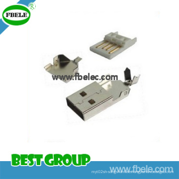 USB/a Plug/Solder/for Cable Ass′y/Short Type USB Connector Fbusba1-107